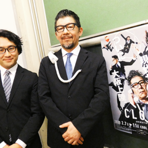 サラリーマン現代サーカス『CLONES』 右からKAMIYAMA、望月ゆうさく