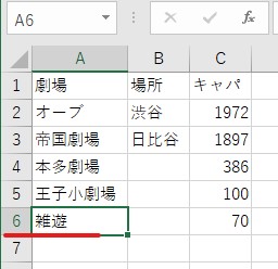 A6が選択できた