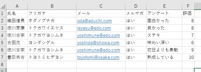 うまく「いいえ」を削除できた！